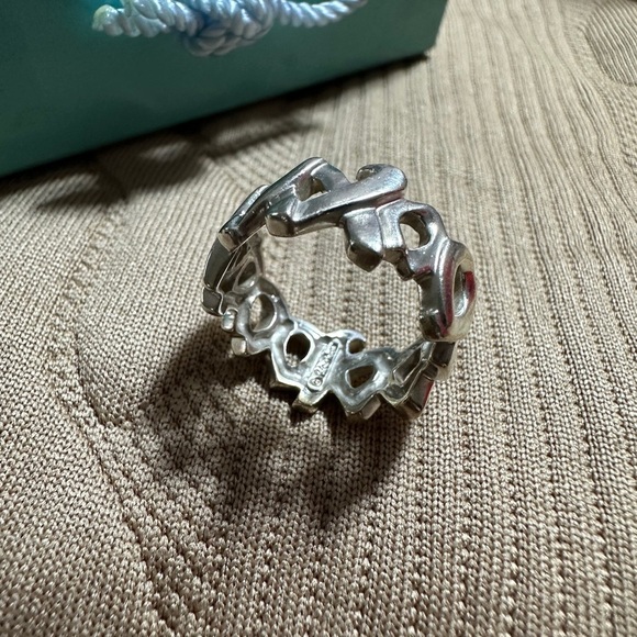 Tiffany & Co. Silver Ring with Box Paloma Picasso XOXO hugs and kisses - Picture 3 of 6